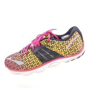 Brooks Womens Pure Connect 4 1201761B587 Pink Yellow Running Shoes Size 9.5